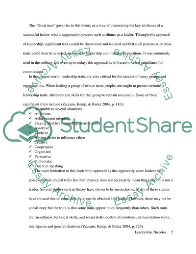 Leadership as a Complex and Dynamic Process