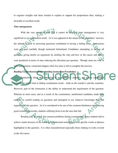 Role of Examination in Education