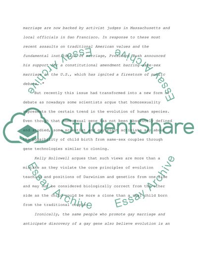 Contemporary Social Problems on Homosexuality