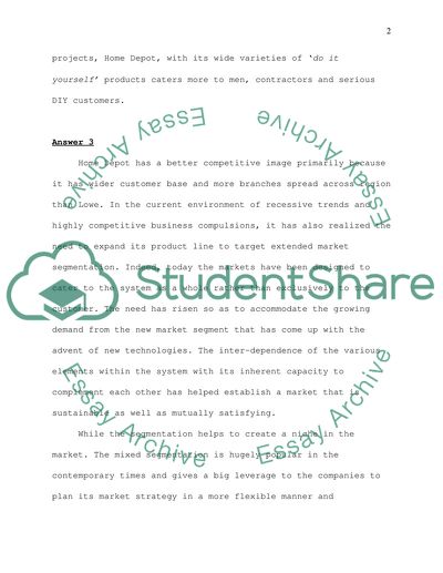 Lowes vs. home depot