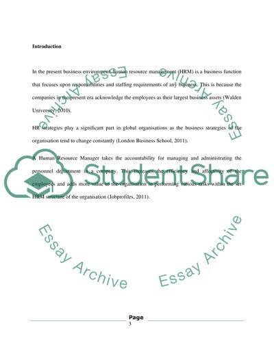 Evaluation Presentation On Human Resource Management