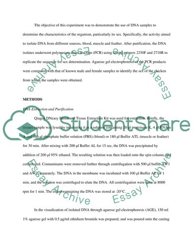 DNA Extraction and Purification