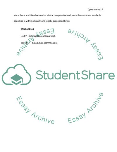 Ethics in Public sector - USA