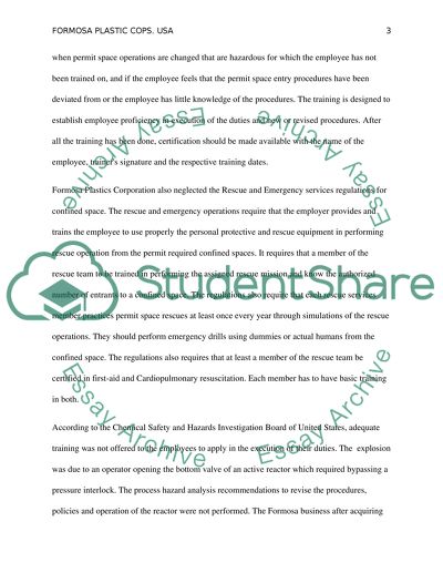 Formosa Plastic Cops. USA