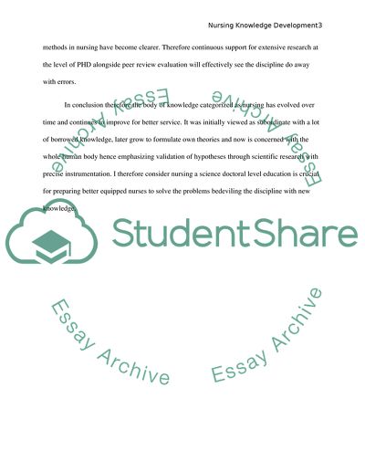 History of nursing development