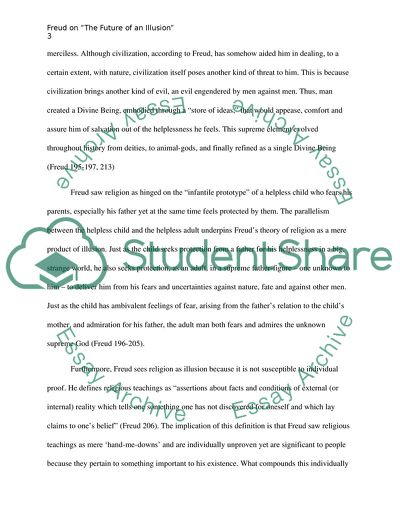 Freuds The Future of an Illusion