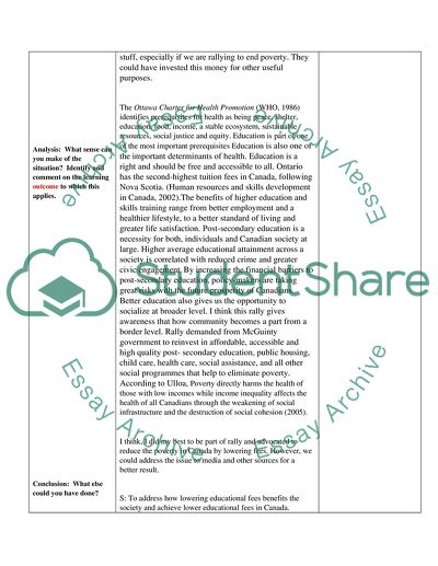 essay example using gibbs reflective