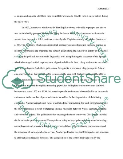 American History: Early European Migration