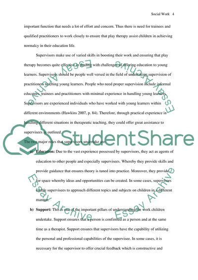 Supervisors Role in Looking after Children Who Are School Refusers