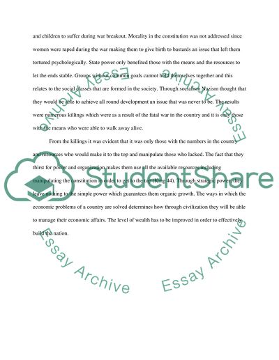 What Is The Connection Between Ch. 10 In Hayeks, The Road To Serfdom, And The Nazi Atrocities