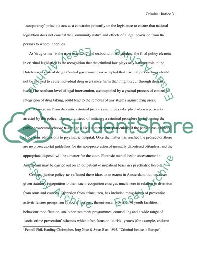 CRIMINAL JUSTICE SYSTEMS (COMPARATIVE)