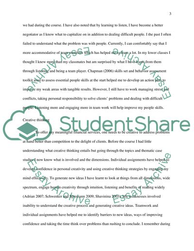 Financial Service Management - Understanding Success