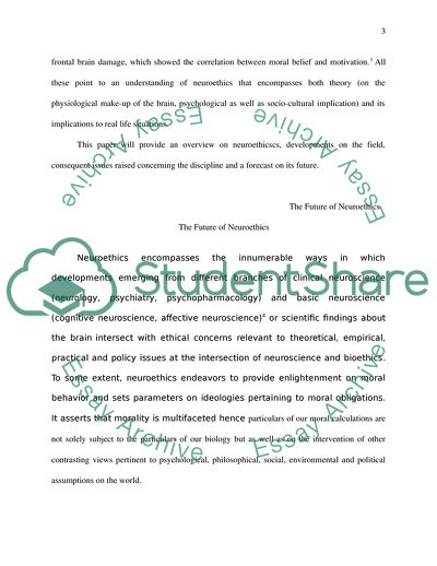 The Future of Neuroethics