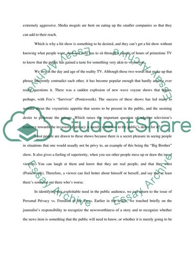 Responsibilities of Broadcasting