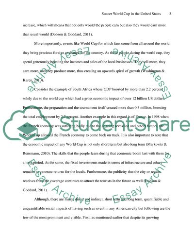 Soccer World Cup in the United States