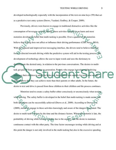 Texting while Driving