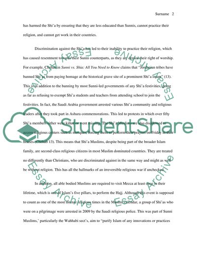 Harmful Effects of Anti-Shia Discrimination