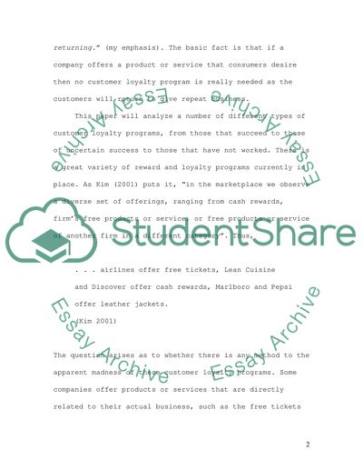 Strategies for increasing Customer Loyalty