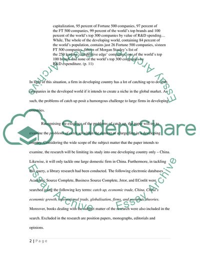Globalisation As A Contemporary Phenomenon In Developing Countries