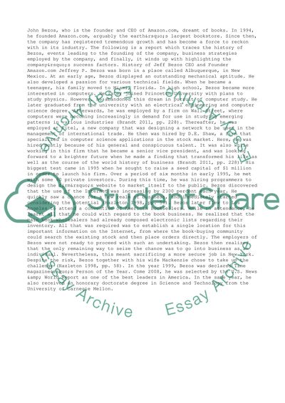 Steady Growth of an Amazon Company