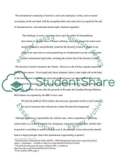 International Law and Institutions