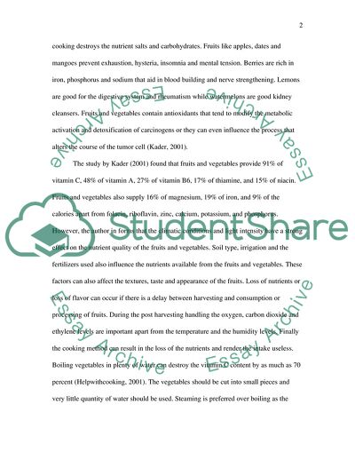 The Importance of Fruits and Vegetables in Our Daily Diet