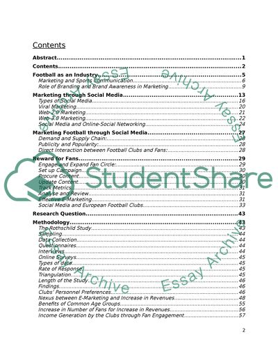 Social Media Marketing in the European Football Industry