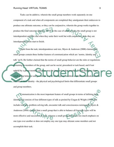 Virtual Groups and How They Effect Group Communication