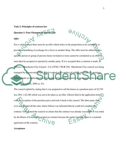 Aspects of contracts and negligence