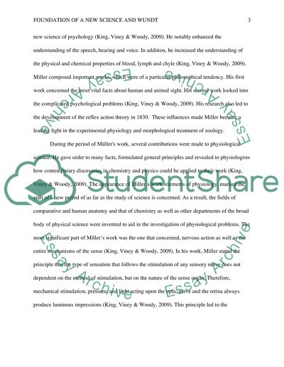 Foundation of a New Science and Wundt