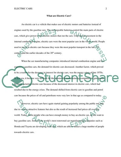 Why People Choose Electric Cars