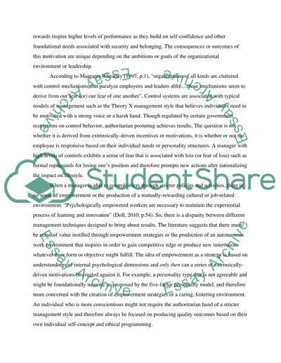 Creating a Motivating Environment in the Workplace