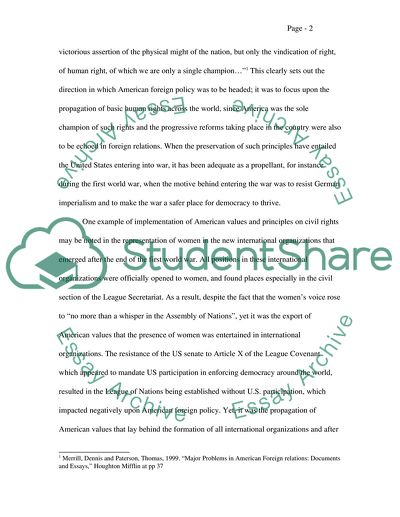 American Foreign Policy