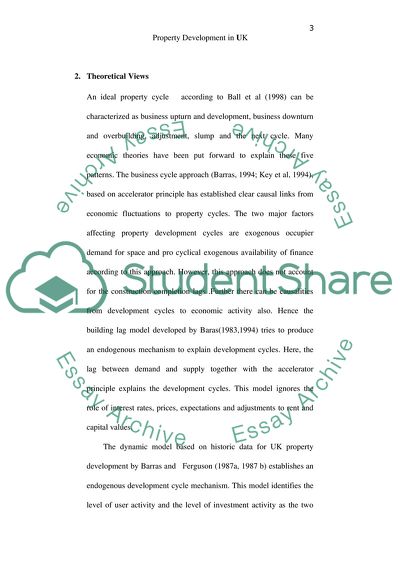 The Influence of Macroeconomic Conditions on the Property Market Development in the UK