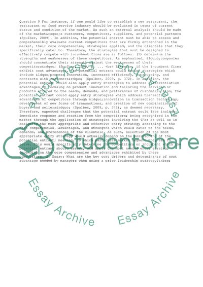 How Cost Drivers Create a Competitive Advantage for Their Companies