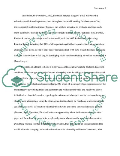 Facebook Marketing Should Be Used For Business