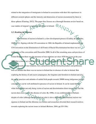 Racism in Contemporary Ireland