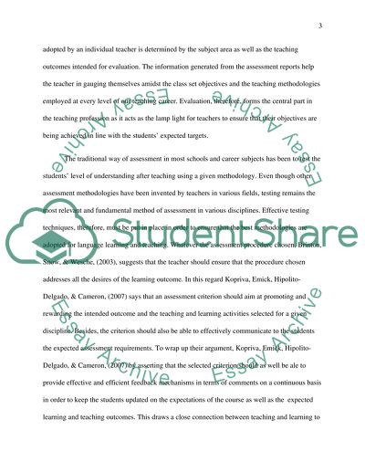 Monitoring and Assessment in Modern Foreign Languages