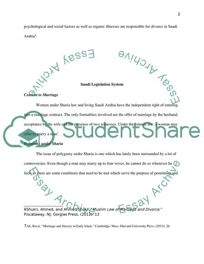 Divorce in Saudi Legislation System and Islamic Law