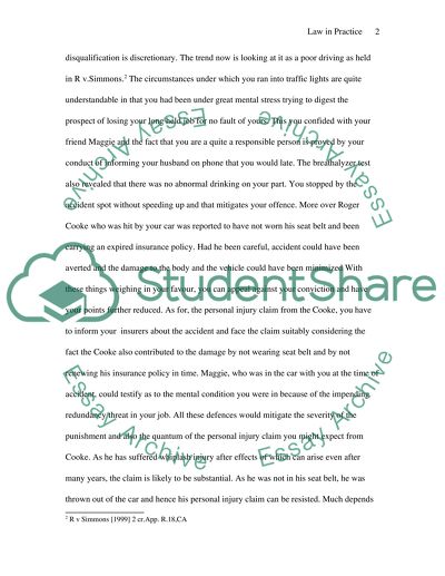 Law in Practice: Giving a Legal Advice