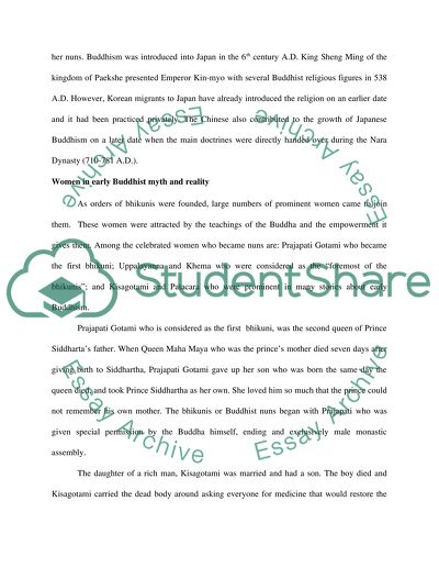 Japanese and Chinese Buddhist Nuns