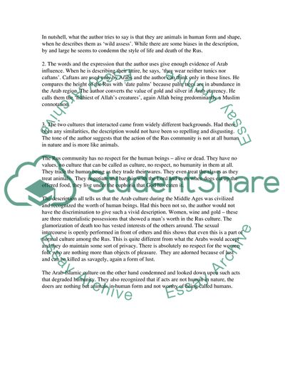 Arab Culture in the Middle Ages