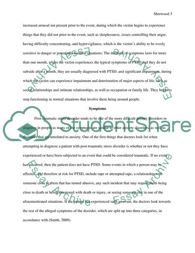 Post Traumatic Stress Disorder