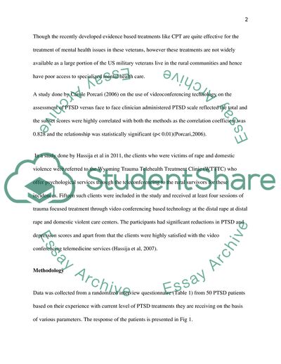 Telemedicine Services of Psychological Services