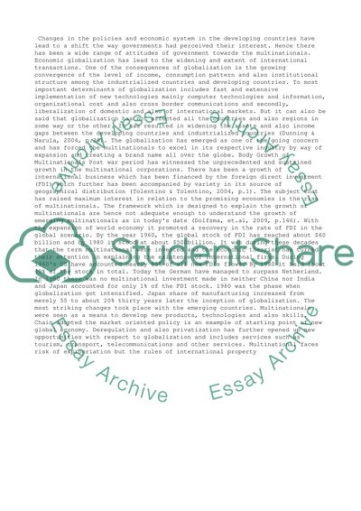 Multinational Firms Are the Force for Progress