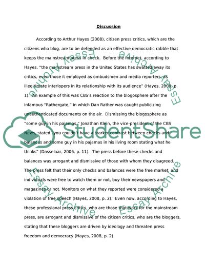 Satirical Shows and Internet Bloggers