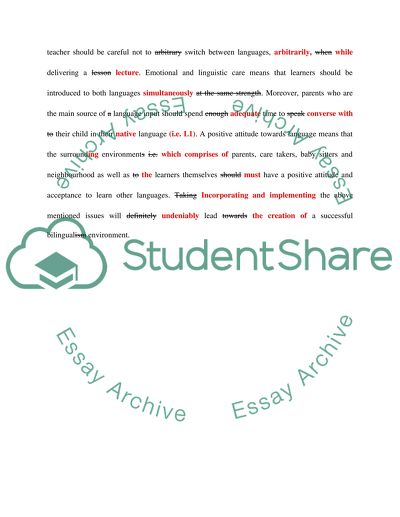 A Dual Language Program