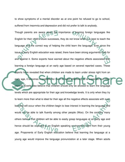 Perspectives on Early Education