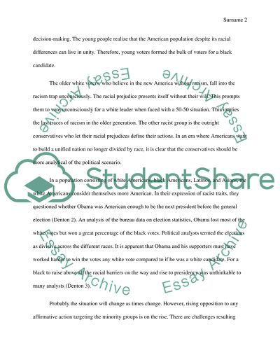 Racism in the Presidential Election