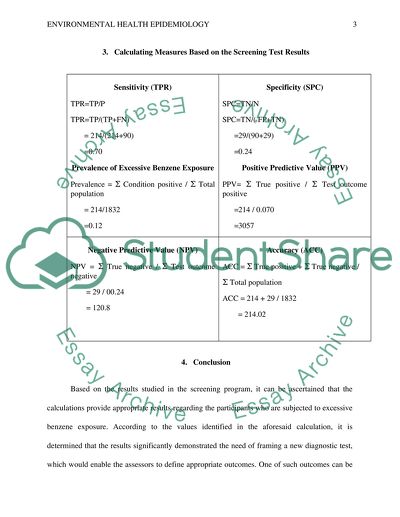 Environmental health Epidemiology